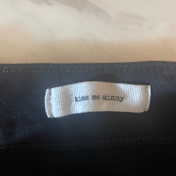 Jessica Simpson Kiss Me Skinny Black Pants 16P Petite Viscose Blend Stretch - Picture 2 of 8